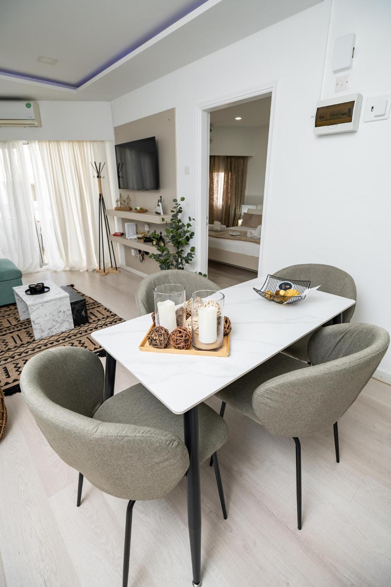 Lazuli Beach & Pool Apartment 501 ลาร์นาคา ภายนอก รูปภาพ